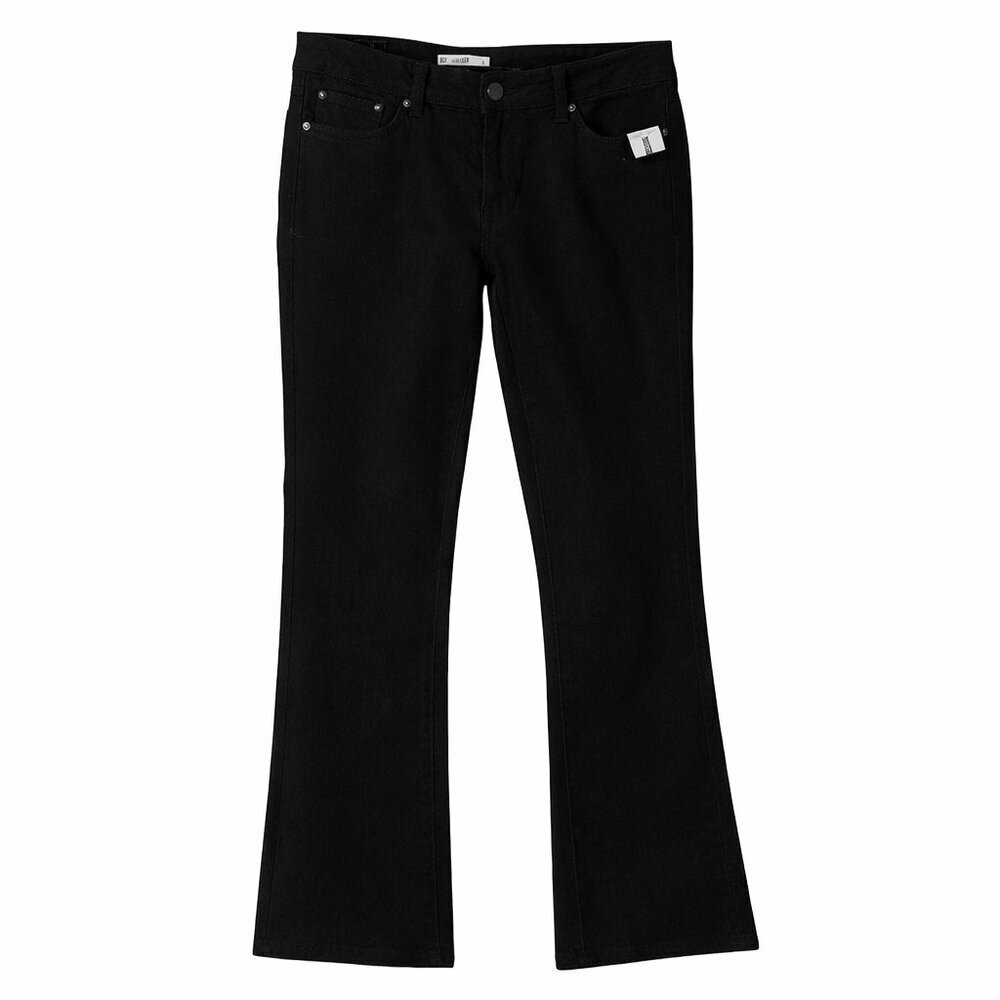 NWT CALVIN KLEIN JEANS Ultimate Bootcut Black Jeans Size 31/12